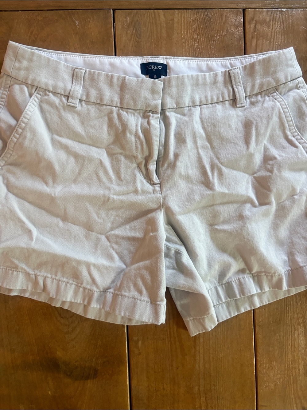 J. Crew Factory Light Beige Women's chino 6 Shorts